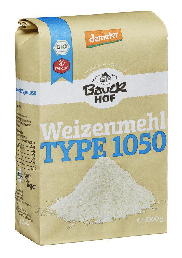 Weizenmehl Type 1050 demeter - bio, 1000g