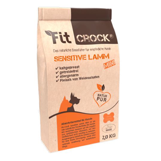 Fit-Crock Sensitive Lamm Mini, 2kg