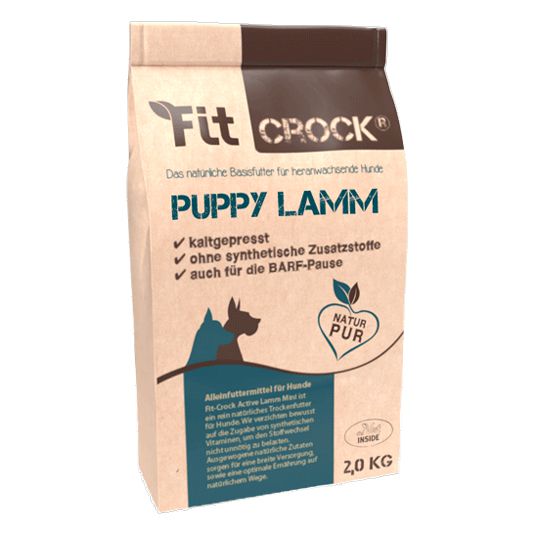 Fit-Crock Puppy Lamm, 2kg