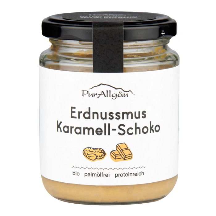 PurAllgäu Erdnussmus Karamell-Schoko - bio