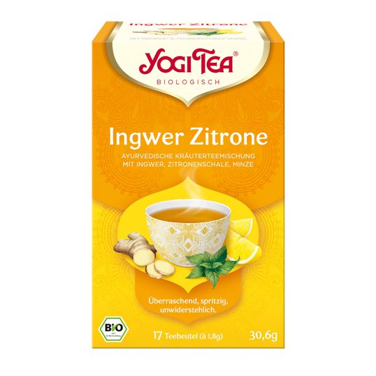 Ingwer Zitrone Tee Beutel - bio