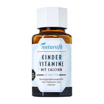 naturafit Kindervitamine mit Calcium Lutschtabletten