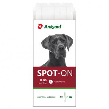 AMIGARD Spot-on Hund über 30 kg, 3x6ml