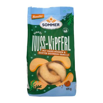 Dinkel Nusskipferl demeter vegan