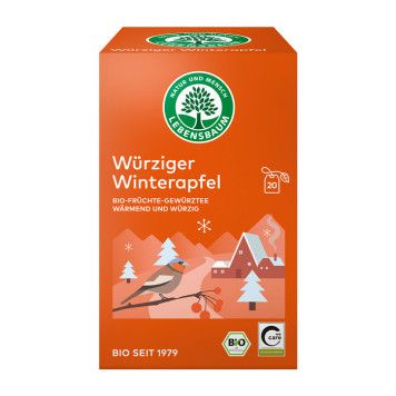 Würziger Winterapfel Früchte-Gewürztee Beutel - bio