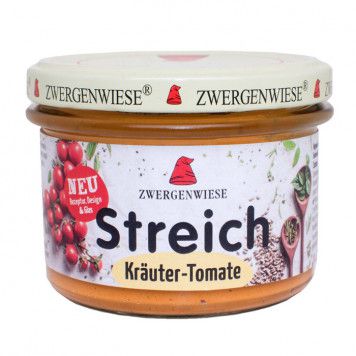 Kräuter-Tomate Streich - bio, 180g