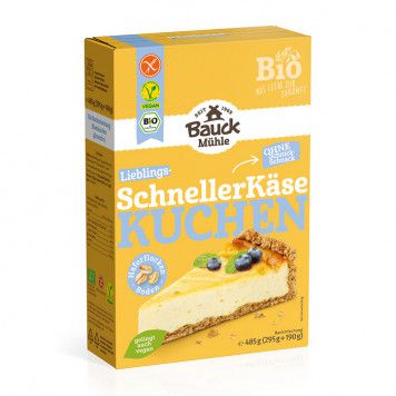 Käsekuchen Backmischung glutenfrei  - bio