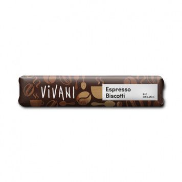 Vivani Espresso Biscotti Riegel - bio, 40g