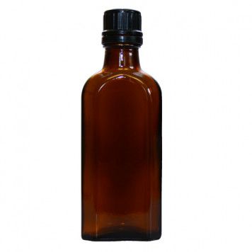 Leerflasche Flachglas Gießring-Einsatz, 100 ml
