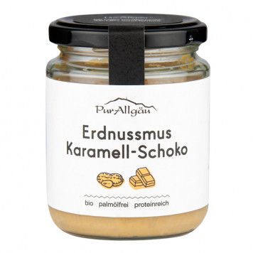 PurAllgäu Erdnussmus Karamell-Schoko - bio