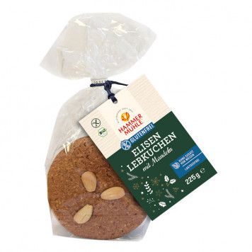 Elisenlebkuchen mit Mandeln, 3 Stück, glutenfrei - bio