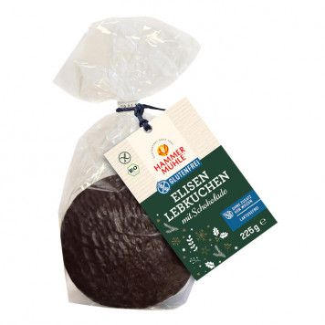 Elisenlebkuchen Zartbitterschokolade, 3 Stück, glutenfrei -  bio