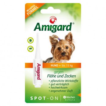 AMIGARD Spot-on Hund unter 15 kg, 2ml