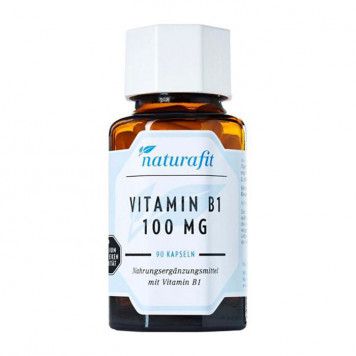 naturafit Vitamin B1 100 mg Kapseln