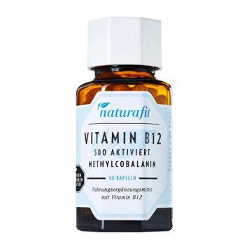 naturafit Vitamin B12 500 aktiviert Kapseln