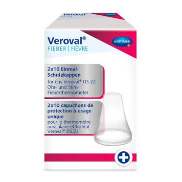 Veroval 2in1 Infrarot-Fieberthermometer Schutzkappenset