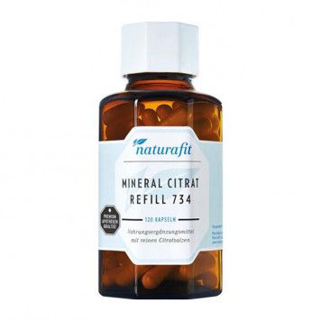 naturafit Mineral Citrat Refill 734 Kapseln