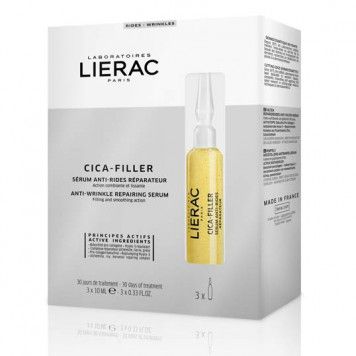 LIERAC CICA-FILLER reparierendes Anti-Falten Serum, 3x10ml