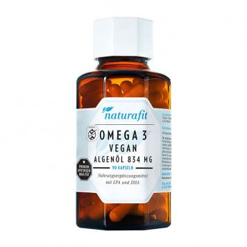 naturafit Omega-3 vegan Algenöl 834 mg Kapseln