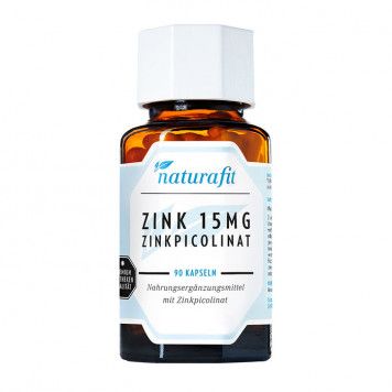 naturafit Zink 15 mg Zinkpicolinat Kapseln