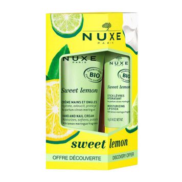 Sweet Lemon Lippenstift+Handcreme Set