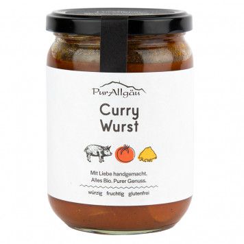 PurAllgäu Curry Wurst - bio, 500 ml