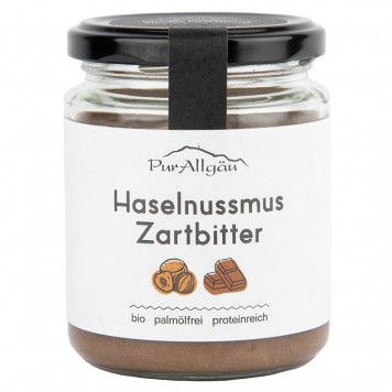 PurAllgäu Haselnussmus Zartbitter - bio