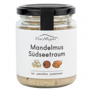 PurAllgäu Mandelmus Südseetraum - bio, 200g